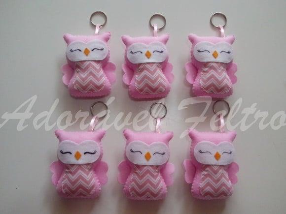 Kit 3 Corujinhas (lembrancinha ou decorativa)