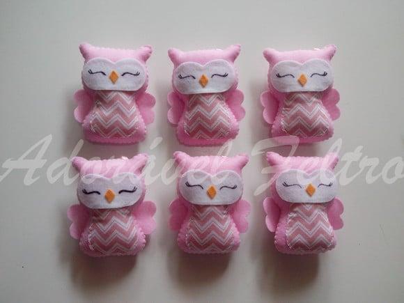 Kit 3 Corujinhas (lembrancinha ou decorativa)
