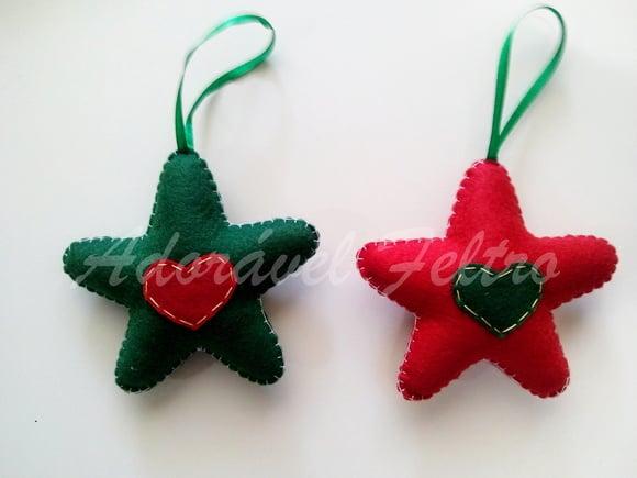 Kit 3 Enfeites para Árvore de Natal