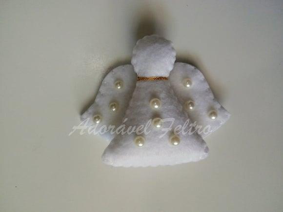 Kit 3 Enfeites para Árvore de Natal Anjo