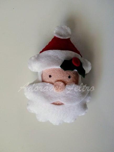 Kit 3 Enfeites para Árvore de Natal-Papai Noel