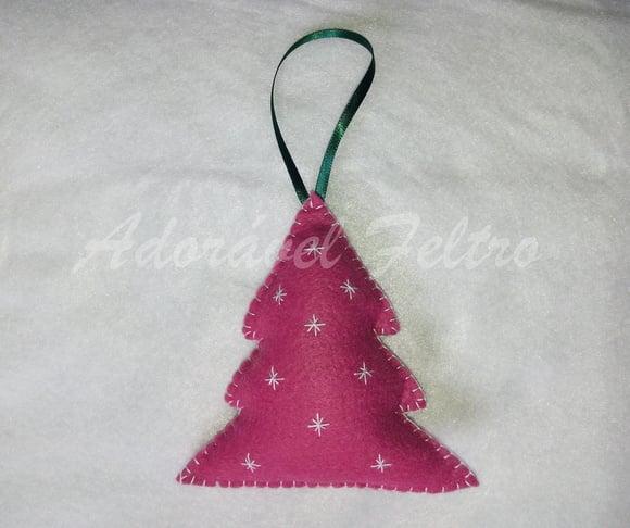 Kit 3 Enfeites para Árvore de Natal-pinheiro