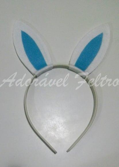 Kit 3 Tiaras Orelhas de Guaxinim