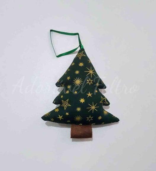 Kit 5 Pinheiros - Enfeite para Árvore de Natal