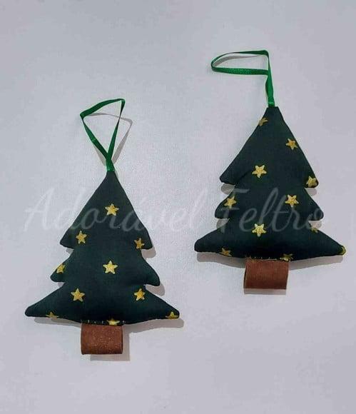 Kit 8 Pinheiros - Enfeite para Árvore de Natal
