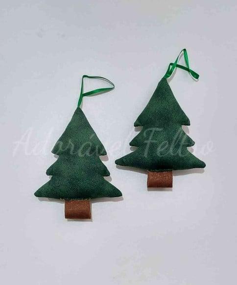 Kit 8 Pinheiros - Enfeite para Árvore de Natal