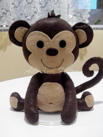 Macaco em Feltro - 23cm