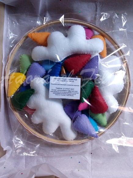 Lindo Móbile Chuva de Alegria (Aro 25cm)
