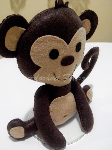 Macaco em Feltro - 23cm
