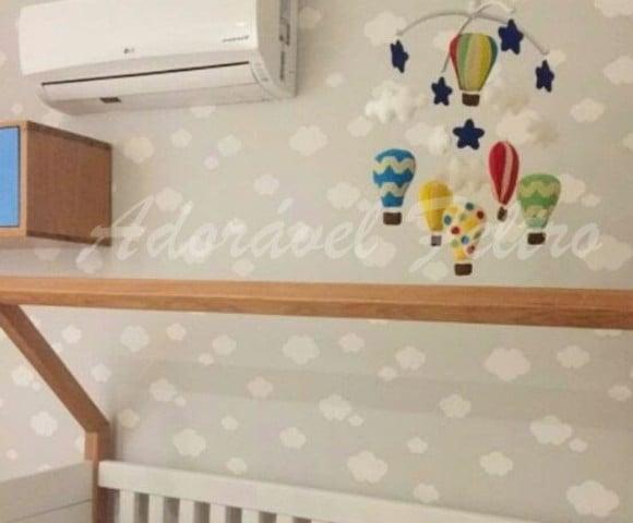 Móbile Balões, Nuvens e Estrelas