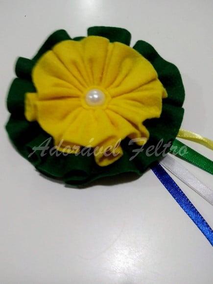 Presilha Flor Cores do Brasil