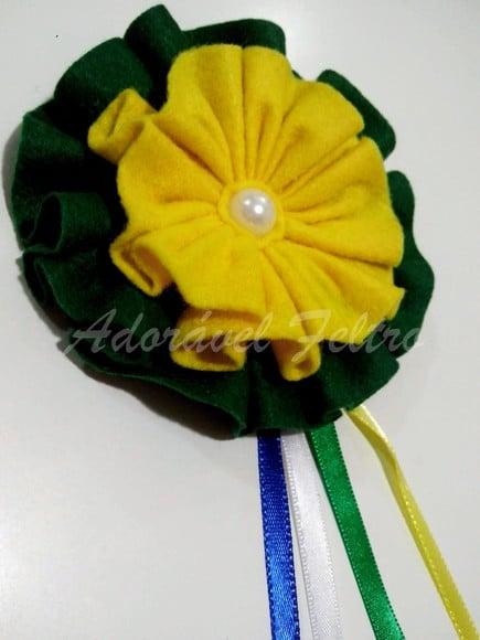 Presilha Flor Cores do Brasil