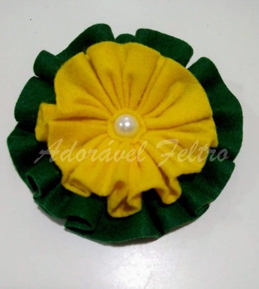 Presilha Flor Cores do Brasil
