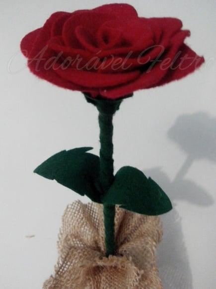 Rosa em Feltro (pequeno Príncipe)