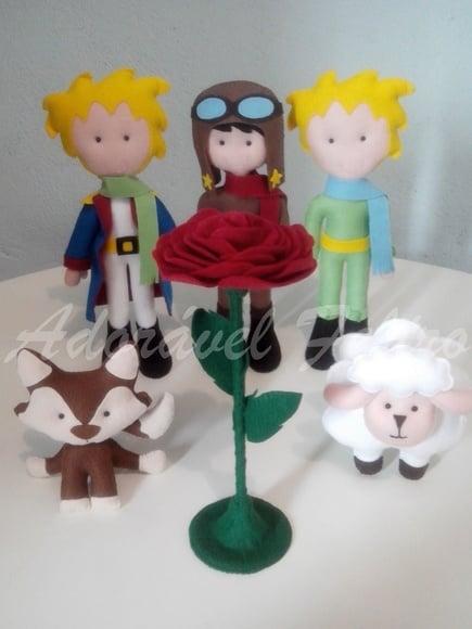 Rosa em Feltro (pequeno Príncipe)