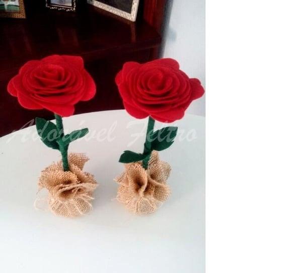 Rosa em Feltro (pequeno Príncipe)