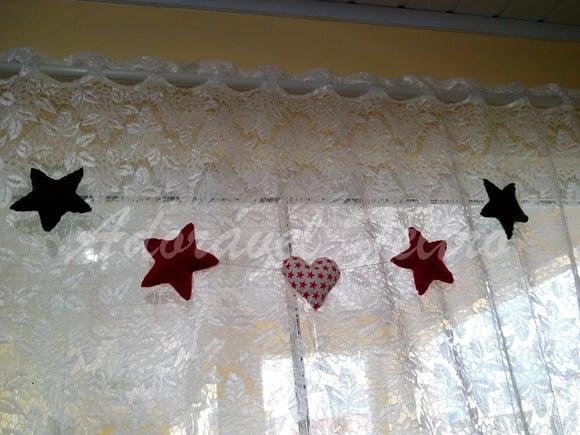Varal de Estrelas (10cm)- 1,5m