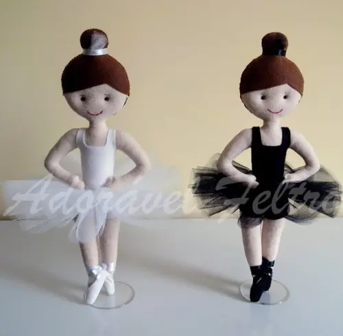 Bailarina - Cisne Negro (37 cm)