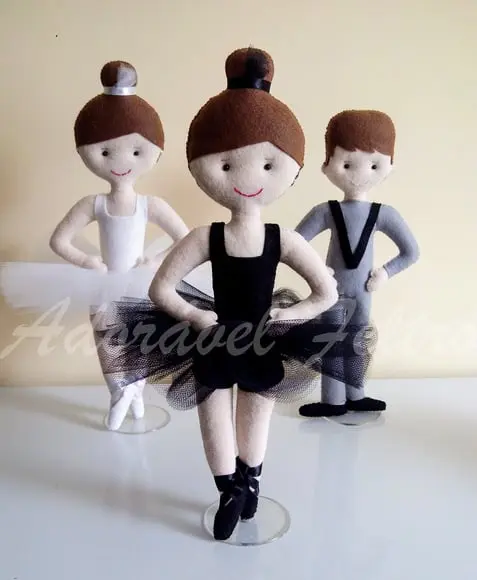 Bailarina - Cisne Negro (37 cm)