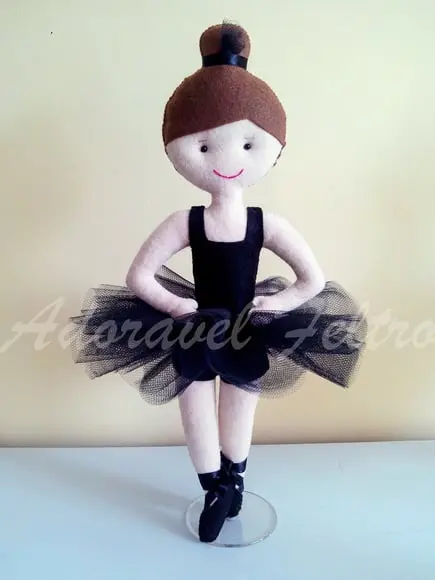 Bailarina Cisne Negro (37 cm)
