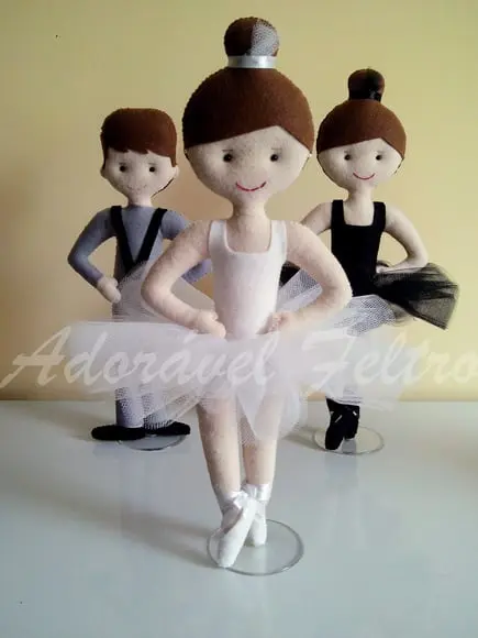 Bailarina Cisne Branco (37 cm)