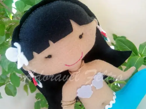 Boneca Índia Sereia (iara)