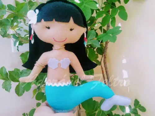 Boneca Índia Sereia (iara)