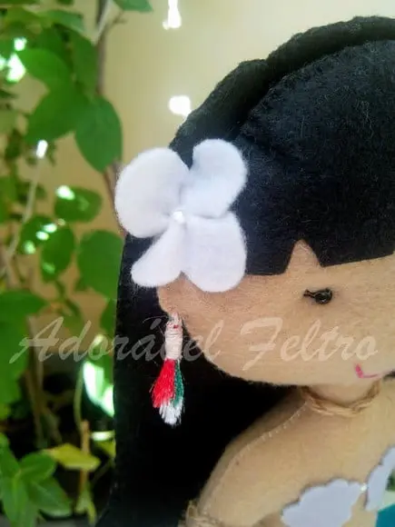 Boneca Índia Sereia (iara)