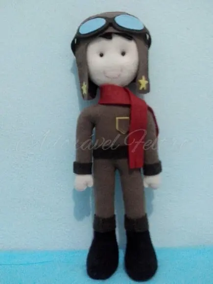 Boneco Aviador(Pequeno Príncipe)-30cm