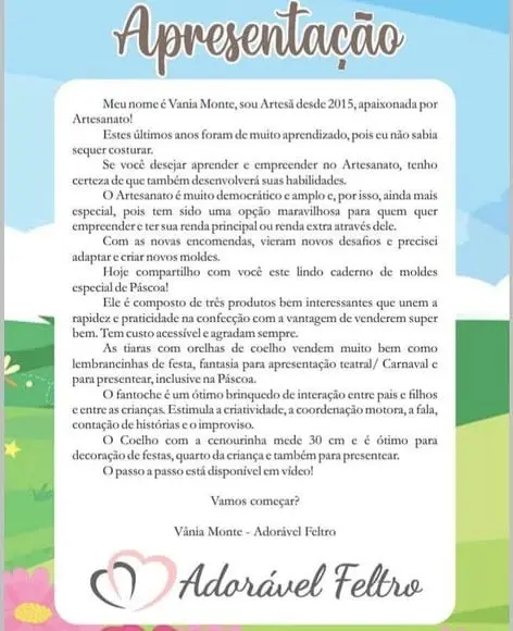 Caderno De Moldes Especial De Páscoa