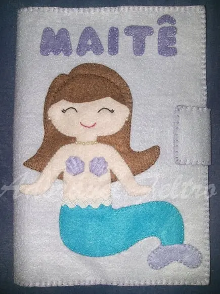 Capa Carteira de Vacinas Sereia