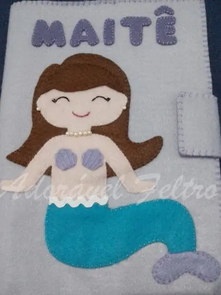 Capa Carteira de Vacinas Sereia