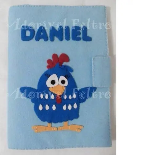 Capa Carteira Vacinas Galinha Pintadinha