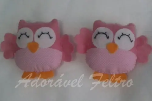 Kit 3 Corujinhas (lembrancinha ou decorativa)