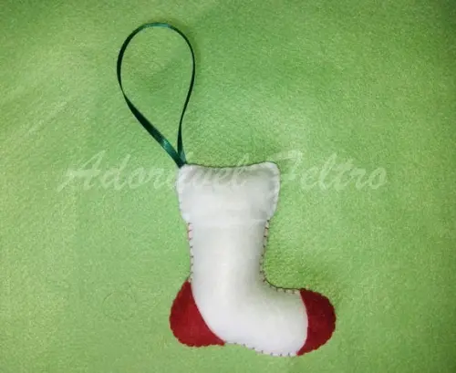 Enfeite de Natal-Meia do Papai Noel