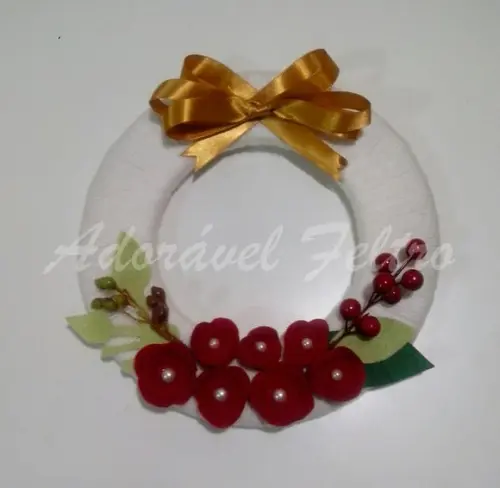 Guirlanda de Natal Réveillon Vermelha