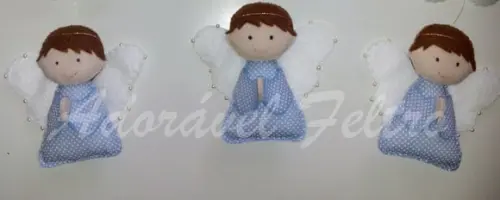 Kit 2 Enfeites para Árvore de Natal Anjo
