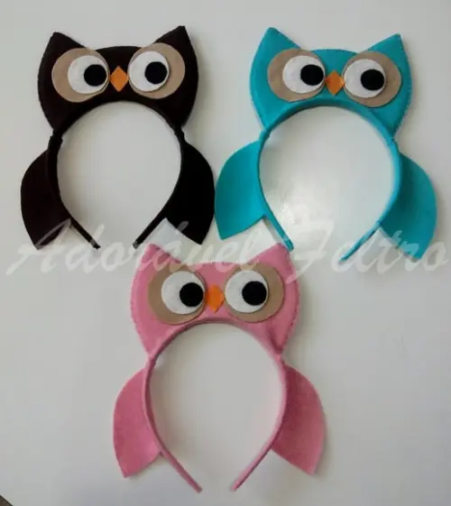 Kit 2 Tiaras Coruja