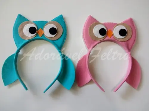 Kit 2 Tiaras Coruja