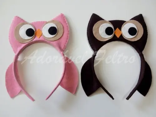 Kit 2 Tiaras Coruja