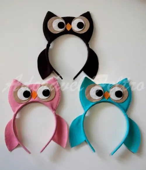 Kit 2 Tiaras Coruja