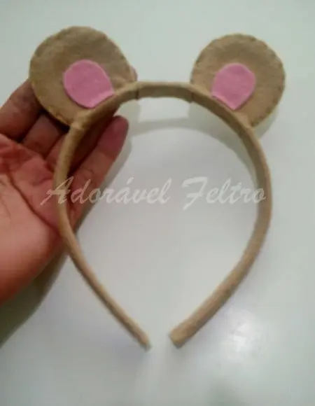 Kit 2 Tiaras Ursinho (encapadas)