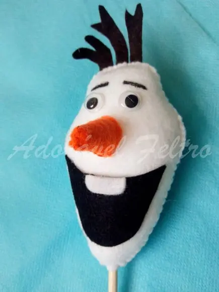 Kit 3 Centros de Mesa Olaf, Elsa ou Anna - Frozen