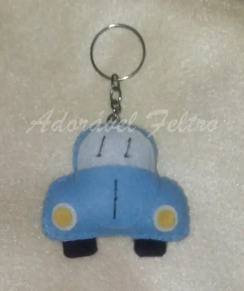 Kit 3 Chaveiros Fusca
