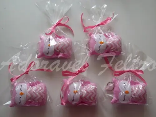 Kit 3 Corujinhas (lembrancinha ou decorativa)