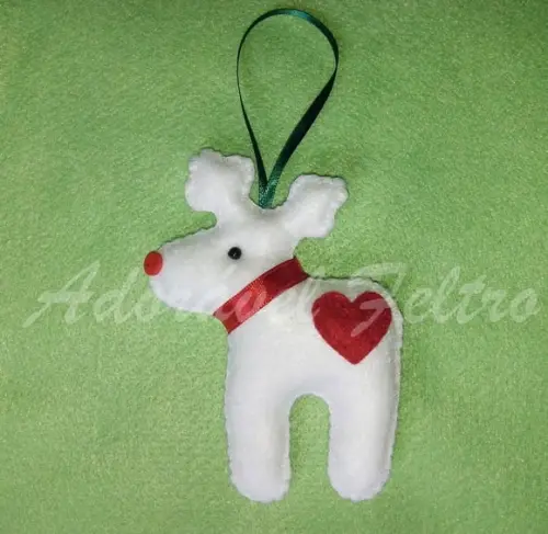 Kit 3 Enfeites para Árvore de Natal - Rena