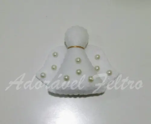 Kit 3 Enfeites para Árvore de Natal Anjo