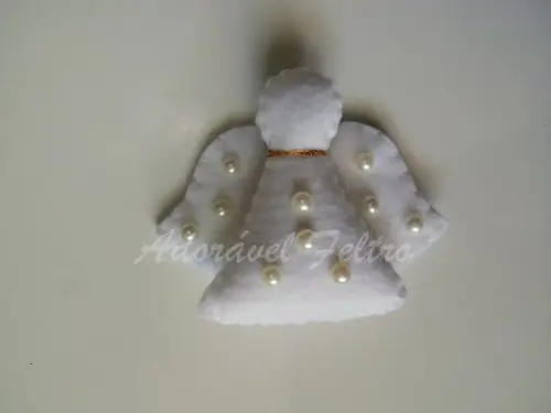 Kit 3 Enfeites para Árvore de Natal Anjo