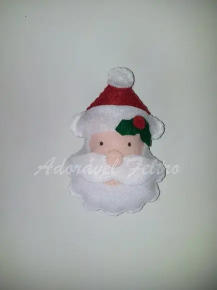 Kit 3 Enfeites para Árvore de Natal-Papai Noel