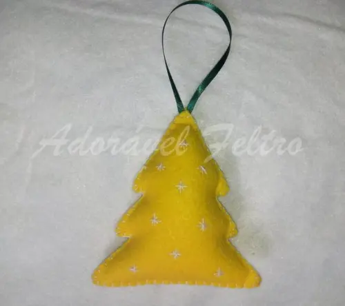 Kit 3 Enfeites para Árvore de Natal-pinheiro